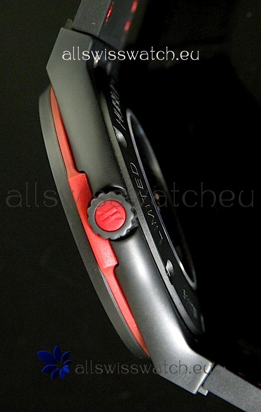 Hublot Big Bang Classic Fusion Ceramic Case in Red Strap Replica 4