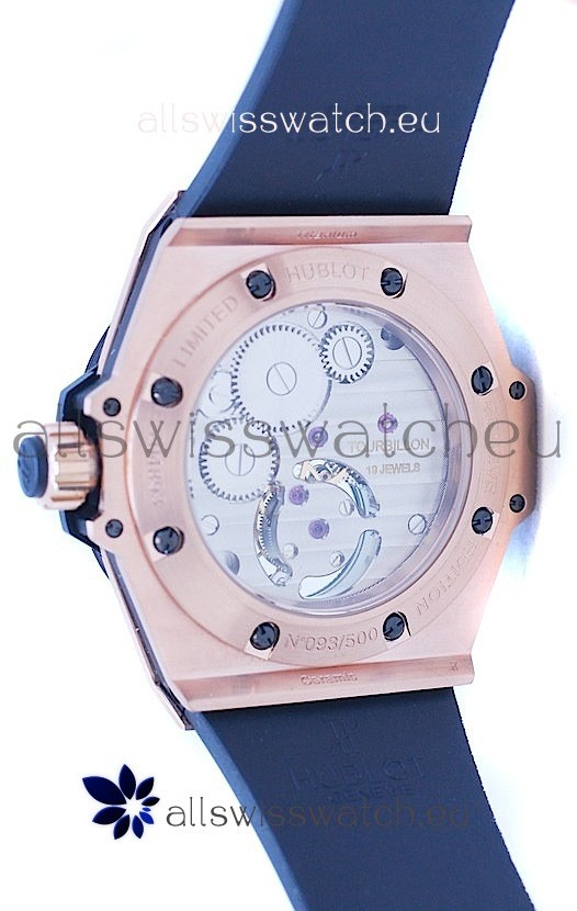 IMG_9081 Hublot King Power Vendome Manufacture Tourbillon Rose Gold Replica 4