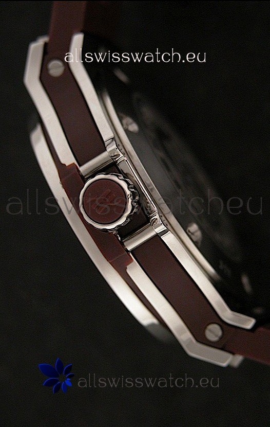 IMG_9081 Hublot Big Bang King Quartz in Checkered Brown Dial Replica 4