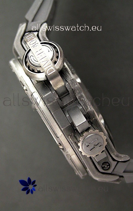 IMG_9081 Hublot Diver 4000mFull Carbon Black Dial Replica 4