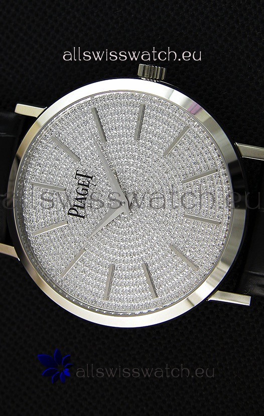 IMG_9081 Piaget Altiplano G0A36128 Paved Diam Dial Quartz in Steel Case Replica 4