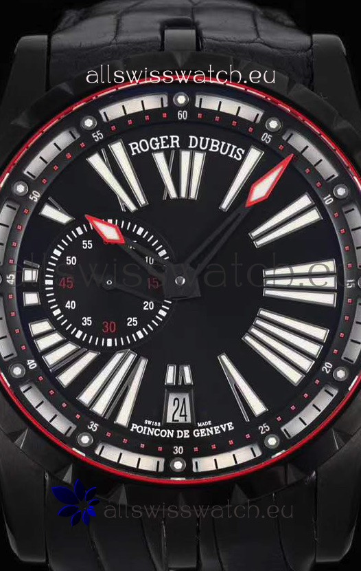 IMG_9081 Roger Dubuis Excalibur DLC Coated Casing 1:1 Mirror Replica 4