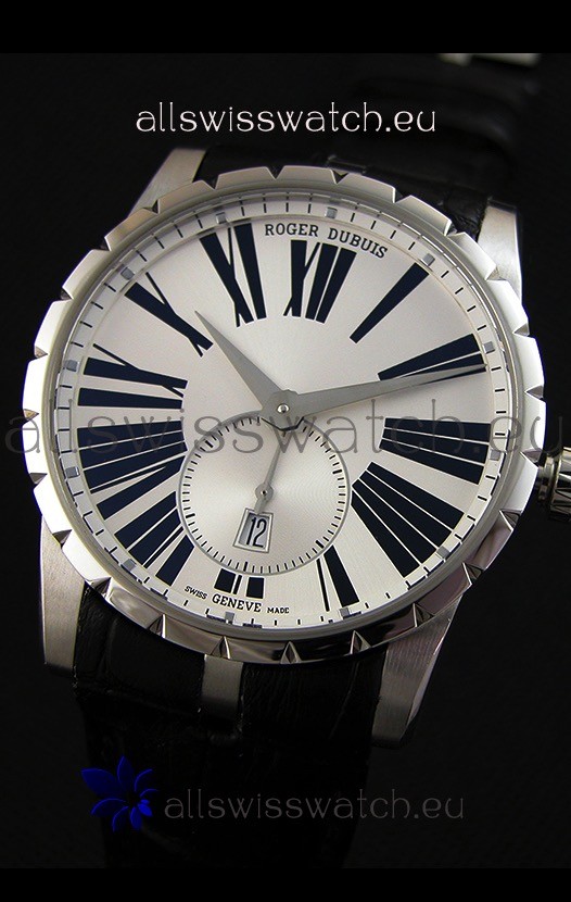 IMG_9081 Roger Dubuis Excalibur RDDBEX0460 Steel White Replica 4
