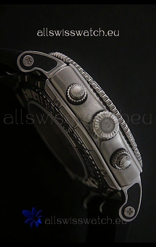 IMG_9081 Roger Dubuis Lemania Easy Diver in Black Dial Replica 4