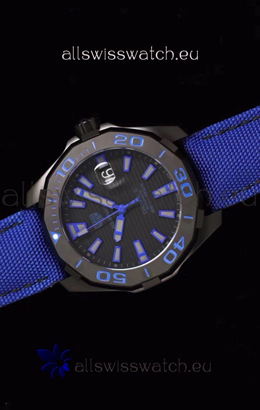 IMG_9081 Tag Heuer Aquaracer Calibre 5 Ceramic Case 1:1 Mirror Replica 4