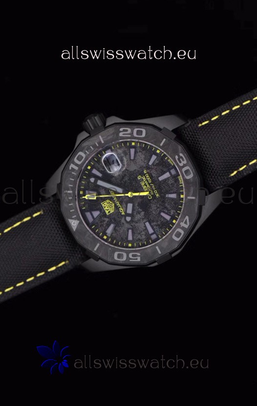 IMG_9081 Tag Heuer Aquaracer Calibre 5 Titanium Carbon 41MM 1:1 Mirror Replica 4