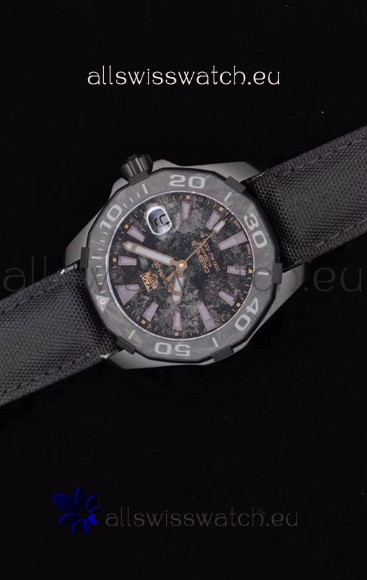IMG_9081 Tag Heuer Aquaracer Calibre 5 Titanium Carbon 41MM 1:1 Mirror Replica 4