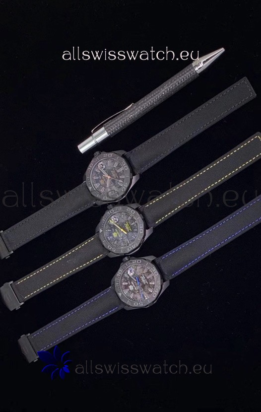 IMG_9081 Tag Heuer Aquaracer Calibre 5 Titanium Carbon 41MM 1:1 Mirror Replica 4