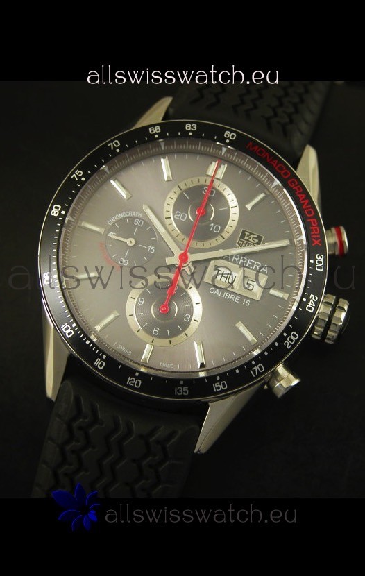IMG_9081 Tag Heuer Carrera Calibre 16 Monaco GP Edition - 1:1 Mirror Replica 4