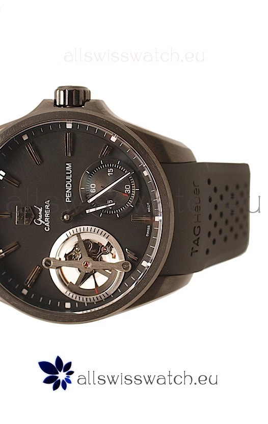 IMG_9081 Tag Heuer Grand Carrera Pendulum Automatic in Black Replica 4