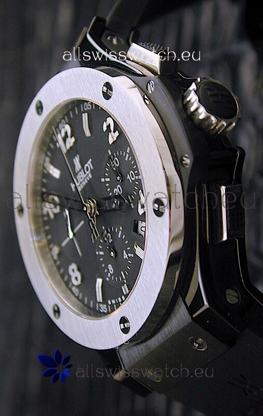 IMG_9081 Hublot Big Bangin Black Dial Replica 4