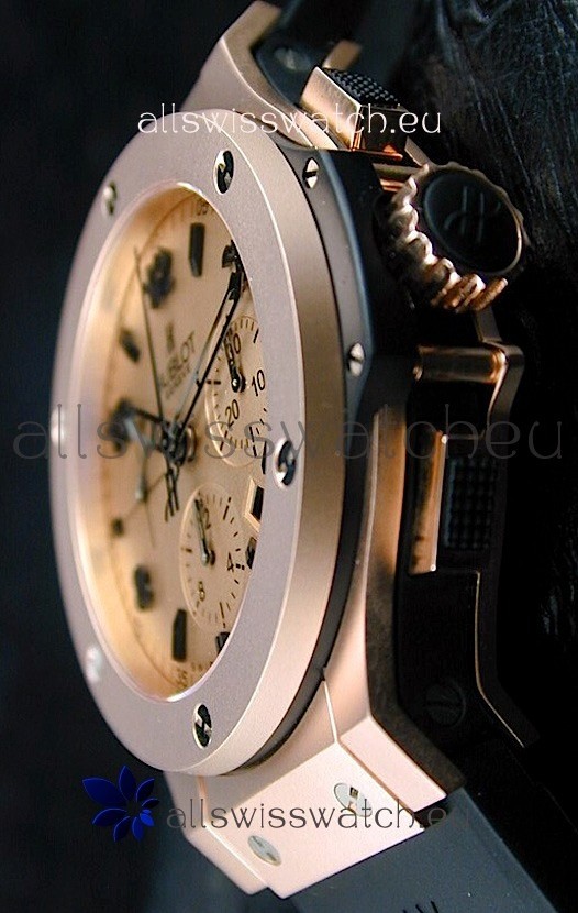 IMG_9081 Hublot Big Bang Matte Limited Edition Pink Gold Case Replica 4