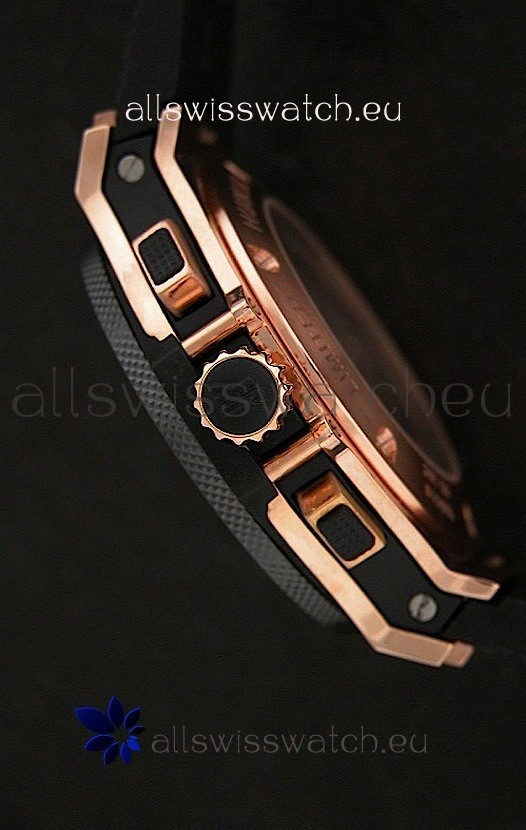 Hublot Big Bang Limited Edition Red Gold with Ceramic Bezel Replica 4