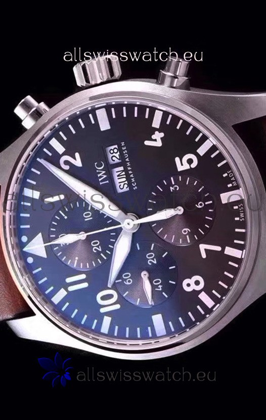 IMG_9081 IWC Pilot's Chronograph IW377713 Antoine De Saint Exupéry 904L Steel 1:1 Mirror Replica 4