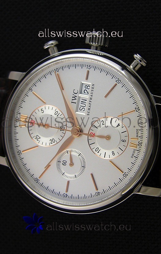 IMG_9081 IWC Portofino Chronograph IW391022 White Dial 1:1 Mirror Replica 4