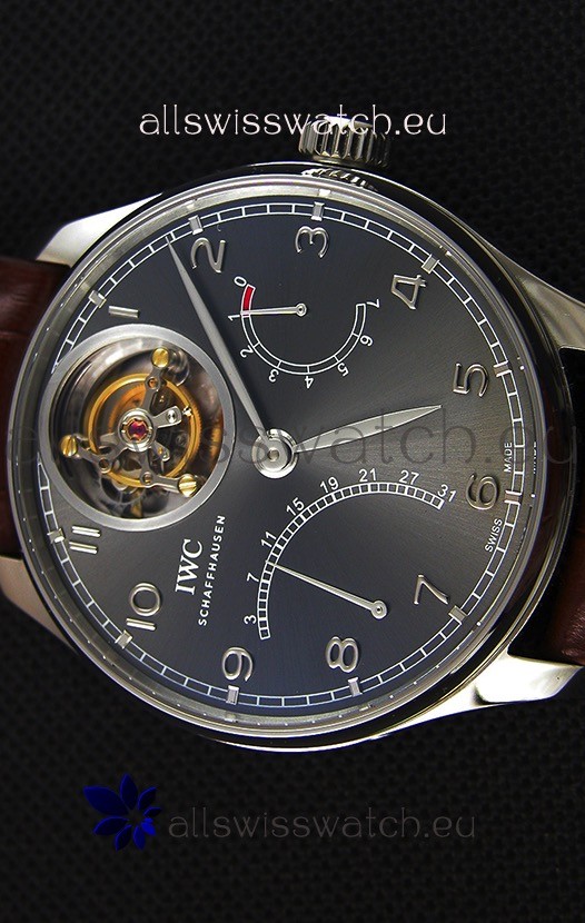 IWC Portugieser Tourbillon Mystere Retrograde Silver Dial UPDATED 2019 Version  Replica 4