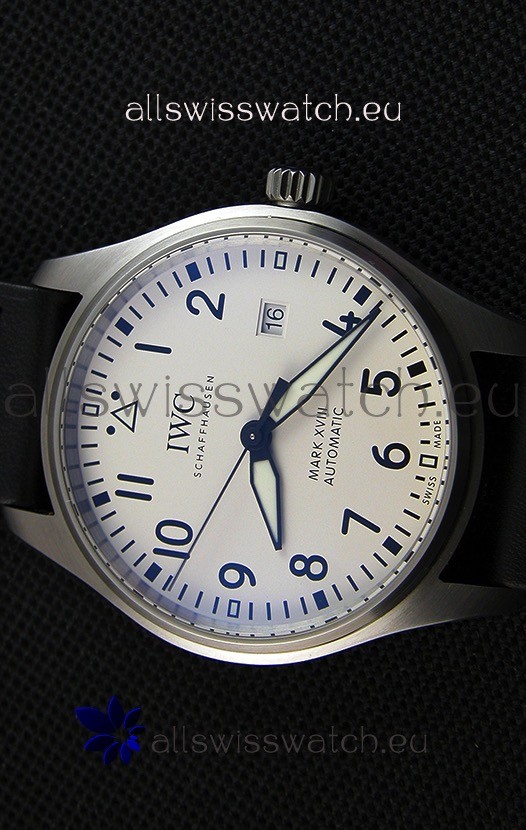IMG_9081 IWC Pilot's MARK XVIII IW327012 Black Dial1:1 Mirror Edition Replica 4