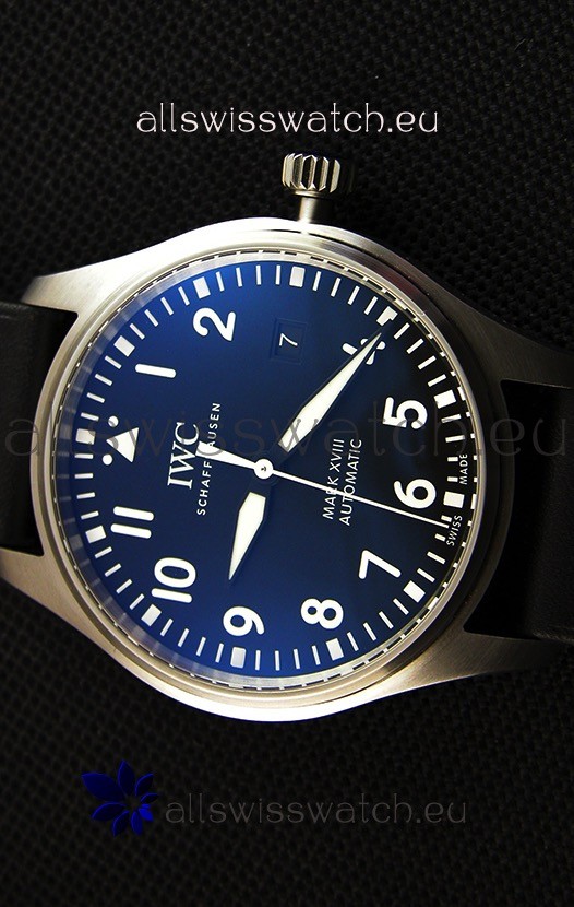 IMG_9081 IWC Pilot's MARK XVIII IW327009 Black Dial1:1 Mirror Edition Replica 4