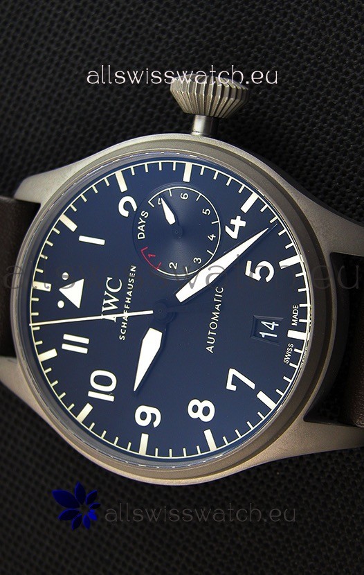 IMG_9081 IWC Big Pilot's IW501004 Heritage Titanium - Functional Power Reserve 1:1 Mirror Replica 4