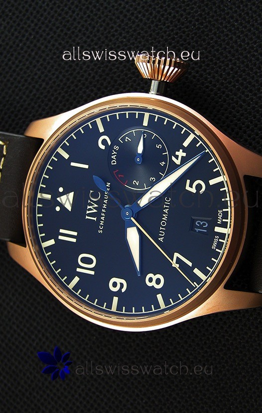 IMG_9081 IWC Big Pilot's IW501005 Heritage- Functional Power Reserve 1:1 Mirror Replica 4