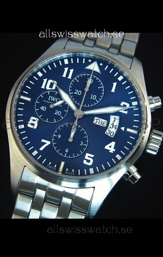 IMG_9081 IWC Pilot Chronograph IW377706 Le Petit Prince Edition 1:1 Mirror Replica 4