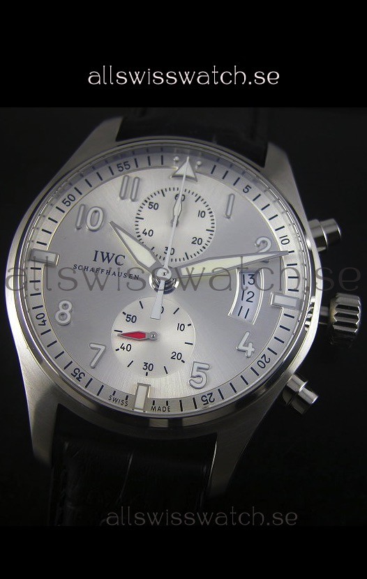 IMG_9081 IWC Pilot Chronograph IW387809 Stainless Steel 1:1 Mirror Replica 4