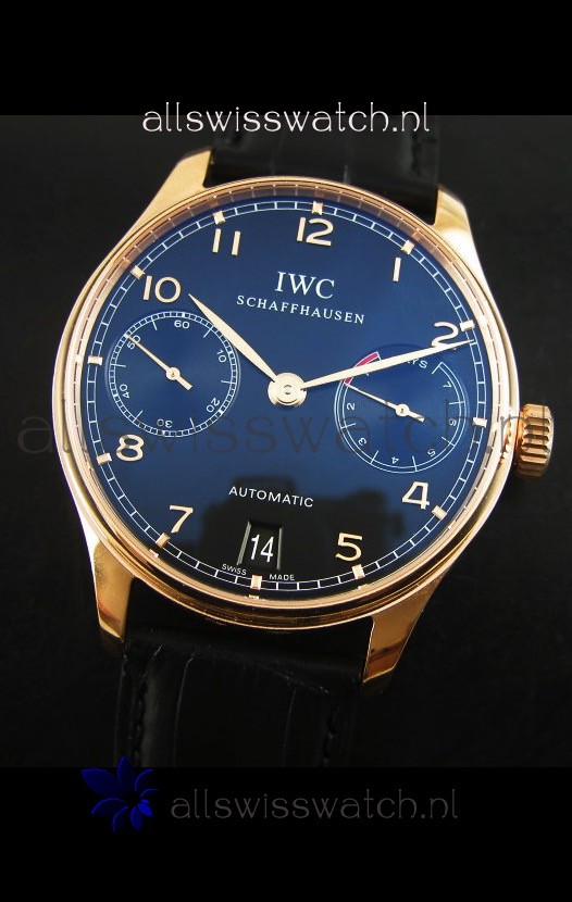 IMG_9081 IWC Portugieser IW500702 Automatic in Black Dial - Updated 1:1 Mirror Replica 4