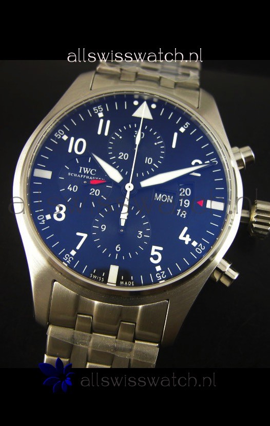 IWC Pilot IW377704 Chronograph- 1:1 Mirror Replica 4