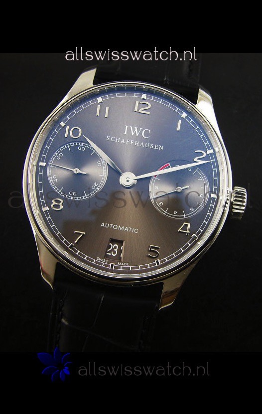 IMG_9081 IWC Portugieser IW500703 Automatic in Grey Dial - Updated 1:1 Mirror Replica 4