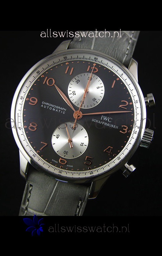 IMG_9081 IWC Portuguese Chronographin Steel Case - 1:1 Mirror Edition Replica 4