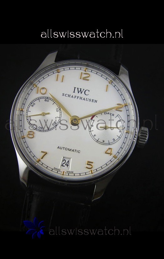 IMG_9081 IWC Portugieser IW500704 Automatic in White Dial - Updated 1:1 Mirror Replica 4