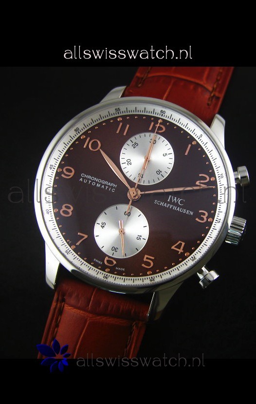 IMG_9081 IWC Portuguese Chronographin Steel Case - 1:1 Mirror Edition Replica 4