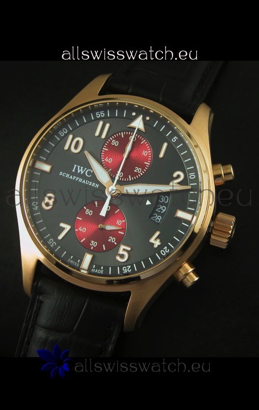 IMG_9081 IWC Spitfire Tribecca Edition in Rose Gold - 1:1 Mirror Replica 4