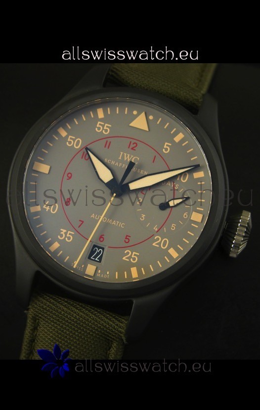 IMG_9081 IWC Big Pilot Top Gun Miramar Ceramic Case - 1:1 Mirror Replica 4