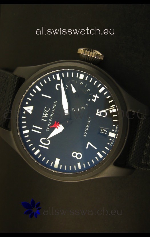IMG_9081 IWC Big Pilot Top Gun Ceramic Case - 1:1 Mirror Replica 4