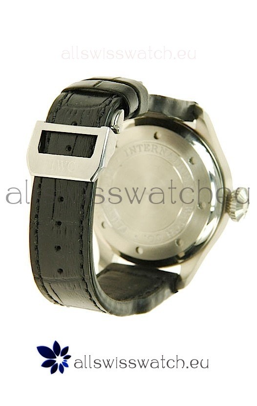 IWC Big Pilot Steel in Black Dial Replica 4