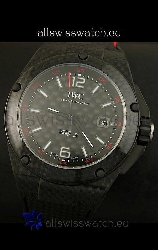 IMG_9081 IWC Ingenieur Carbon Casingin Black Carbon Dial Replica 4