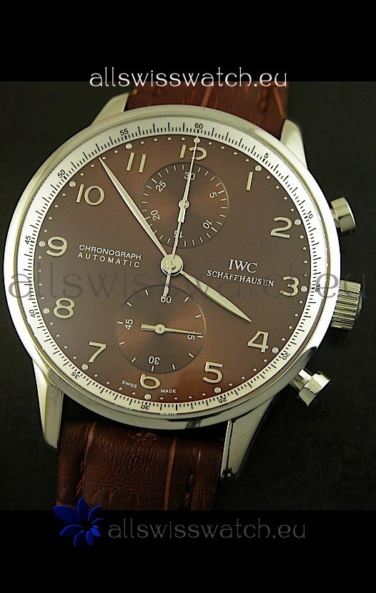 IMG_9081 IWC Portuguese Chronographin Steel Case - 1:1 Mirror Edition Replica 4