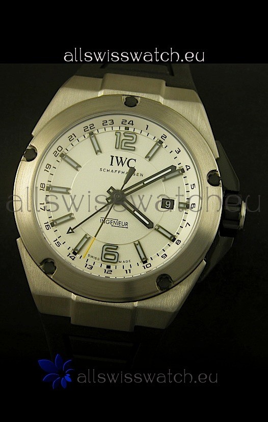 IMG_9081 IWC Ingenieur Full Titaniumin White Dial Replica 4