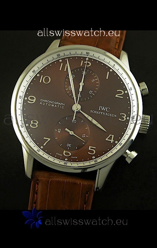 IMG_9081 IWC Portuguese Chronographin Steel Case - 1:1 Mirror Edition Replica 4