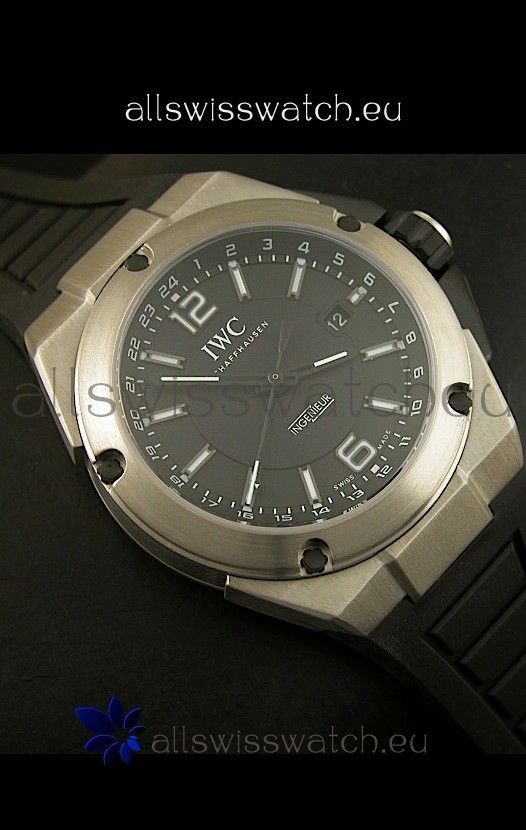 IMG_9081 IWC Ingenieur Full Titaniumin Black Dial Replica 4