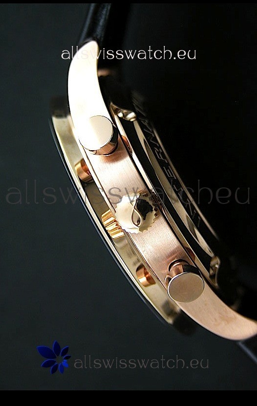 IMG_9081 IWC Portuguese Chronograph in Pink Gold Casing Replica 4