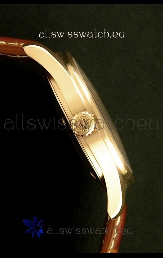 IMG_9081 IWC Fliegeruhr International Co. Automatic Rose Gold in Black Dial Replica 4