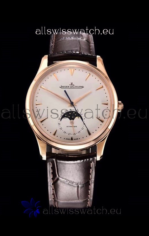 IMG_9081 Jaeger LeCoultre Master Ultra Thin Moon Pink Gold 1:1 Mirror Replica 4