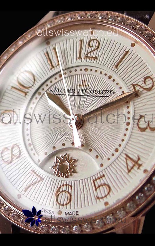 IMG_9081 Jaeger-LeCoultre Rendez-Vous Rose Gold Night & Day Medium 1:1 Mirror Replica 4