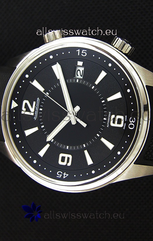IMG_9081 Jaeger-LeCoultre Polaris Black Dial with Nylon Strap 1:1 Mirror Replica 4