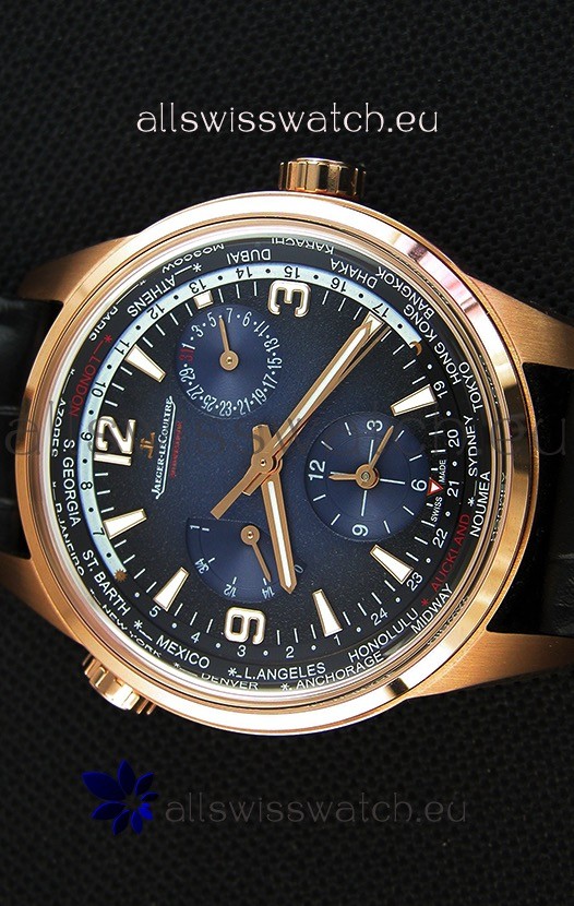 IMG_9081 Jaeger-LeCoultre Polaris Geographic Pink Gold- 904847J Replica 4