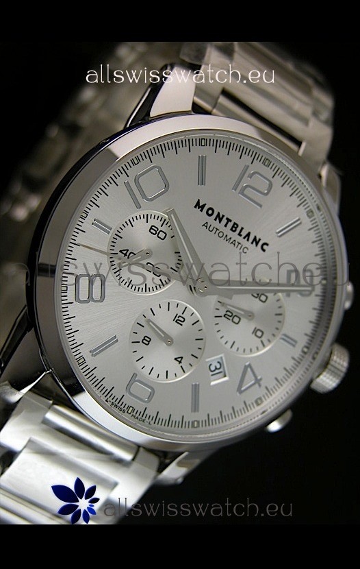 IMG_9081 Mont Blanc Timewalker Ceramic Strap Inlays in White - 1:1 Mirror Replica 4