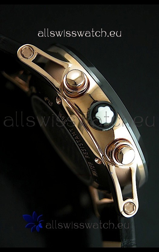 IMG_9081 Mont Blanc Timewalker in Rose Gold Case - Ultimate Mirror Replica 4