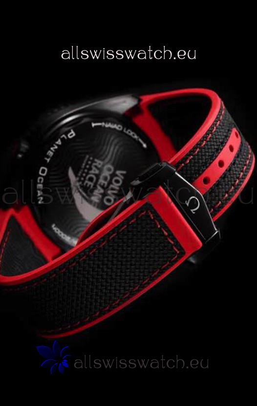 Omega Seamaster Planet Ocean Deep Black 600M Volvo Ocean Race 1:1 Mirror Replica 4
